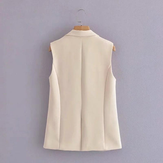 Women Vest Suit Vest Commuter Loose