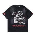 Hellstar Thorn Graphic T-Shirt Black and Red