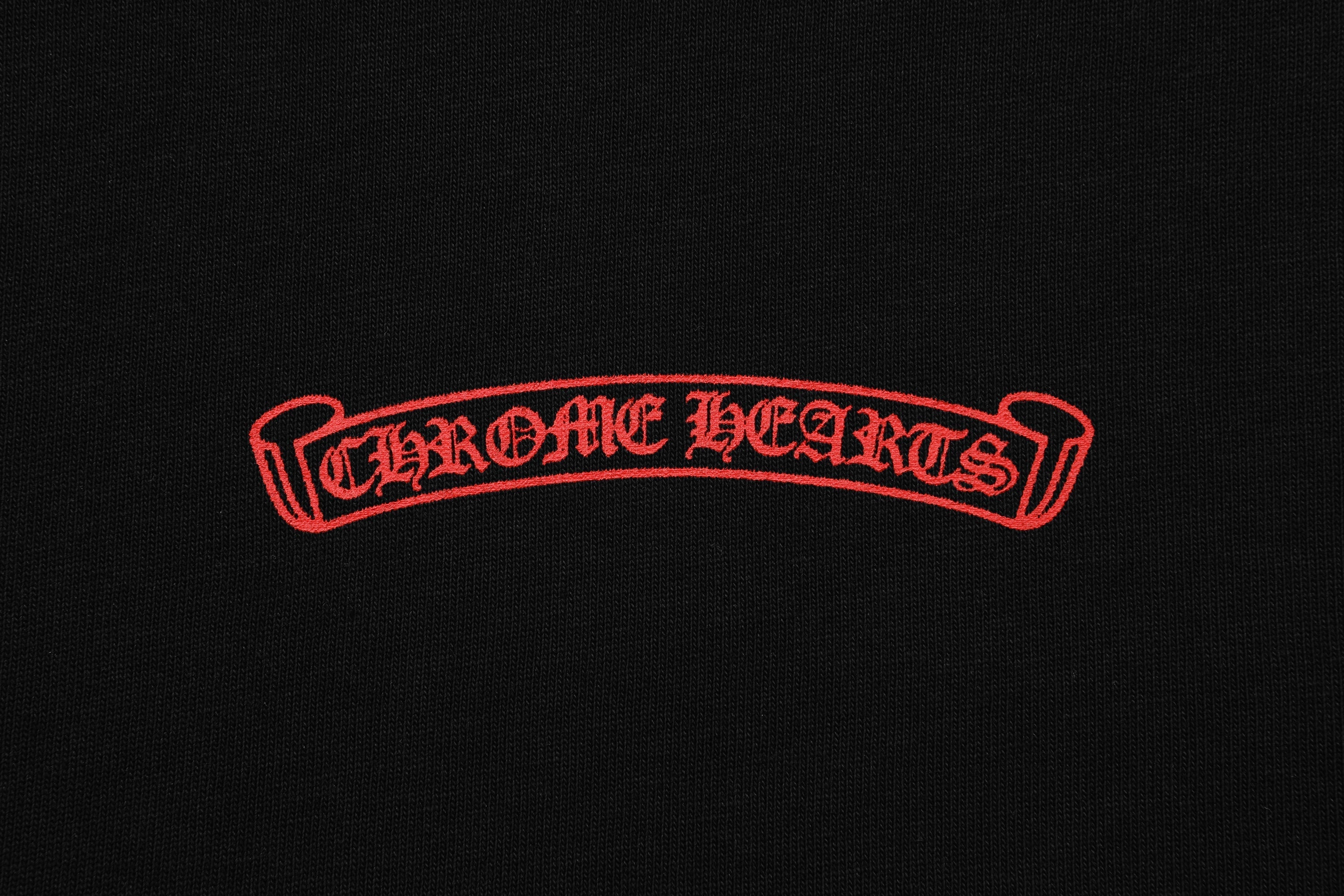 Chrome Hearts Bloody Floral Cross Vintage Washed T-shirt 2627