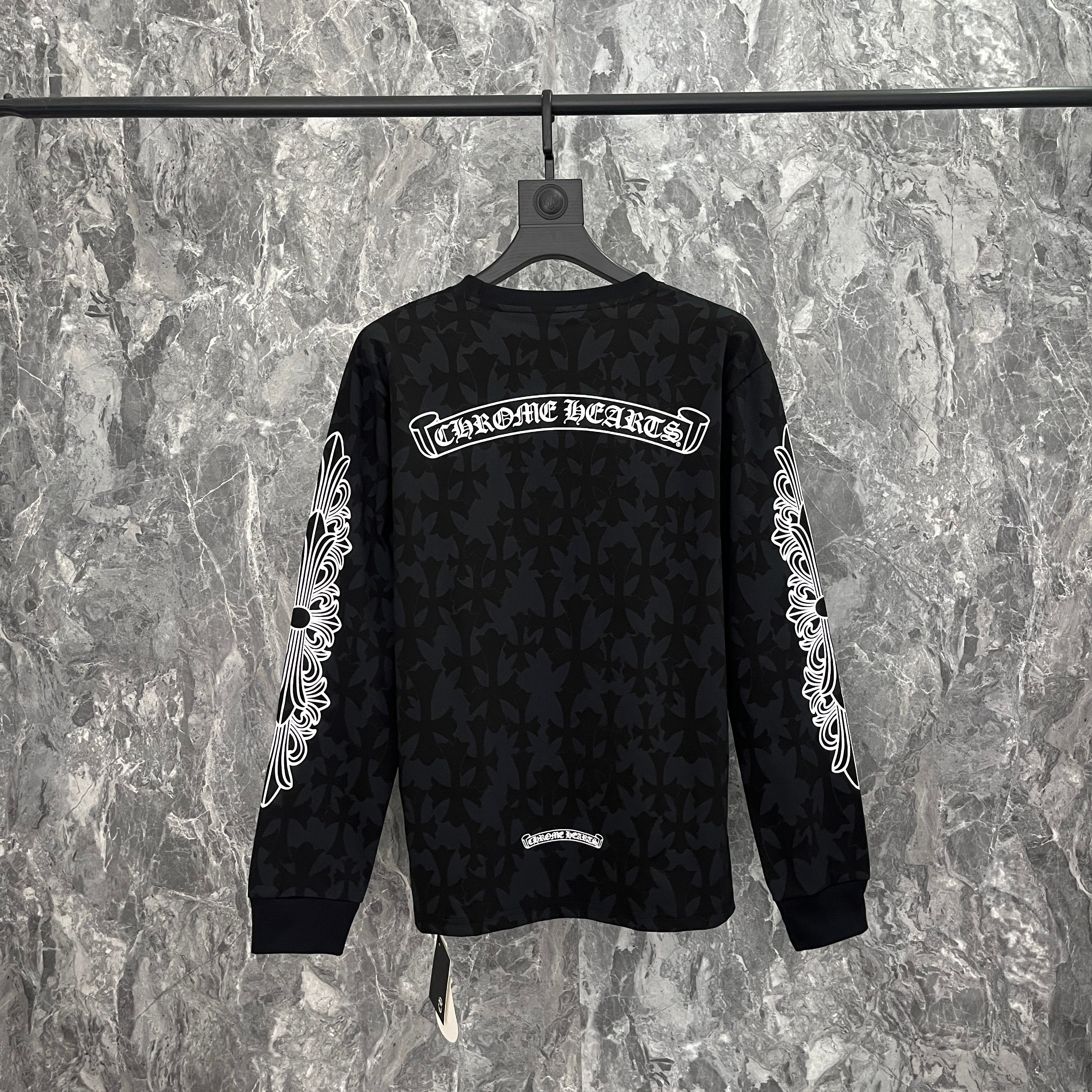 Chrome Hearts Men's Long-Sleeve T-shirt Sweatshirt K9019