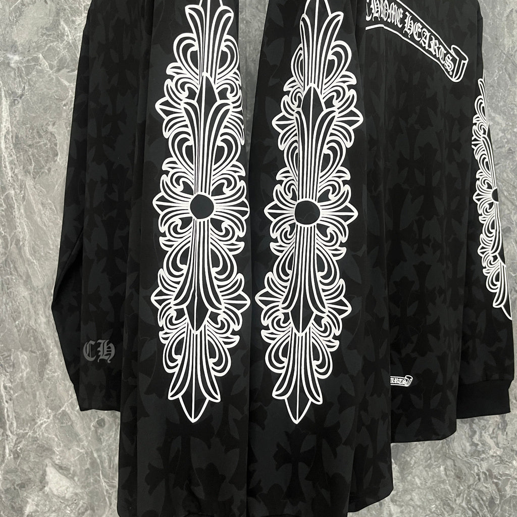 Chrome Hearts Men's Long-Sleeve T-shirt Sweatshirt K9019