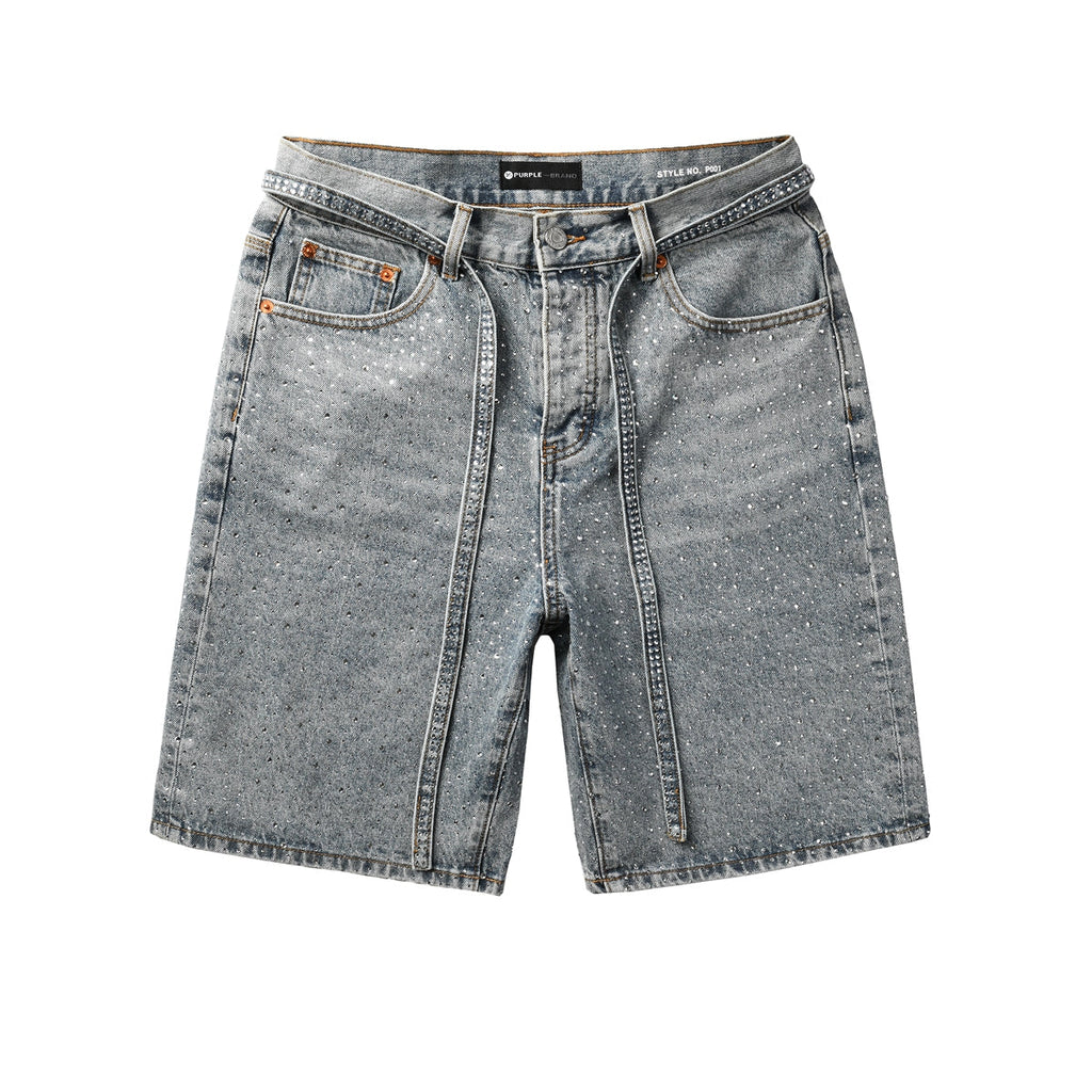 PURPLE Shorts Crystals 5096
