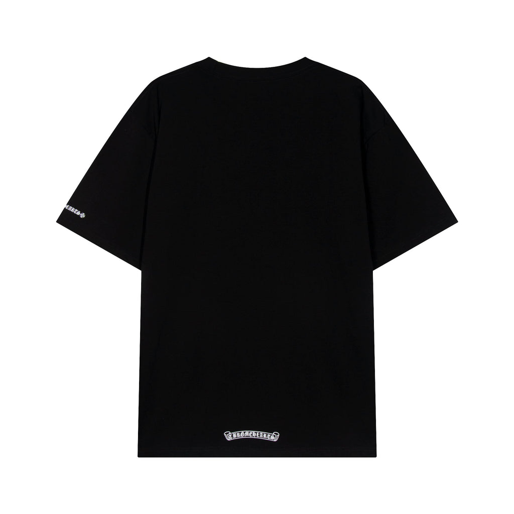 Chrome Hearts Sanskrit Pocket & Neck Letter Printed T-shirt TB02