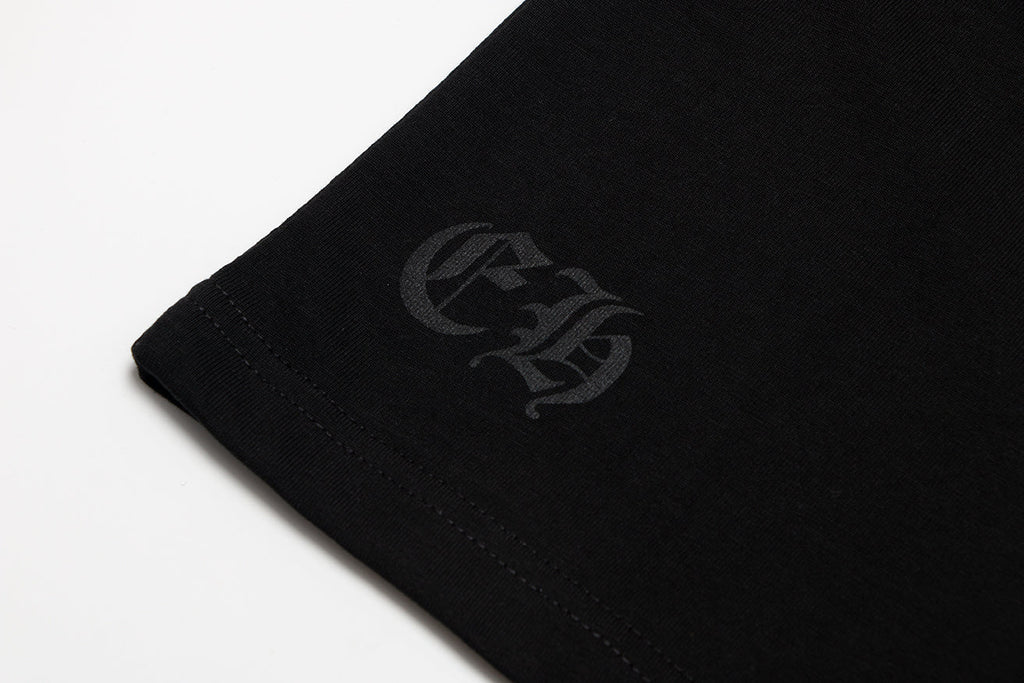 Chrome Hearts Sanskrit Pocket & Neck Letter Printed T-shirt TB02