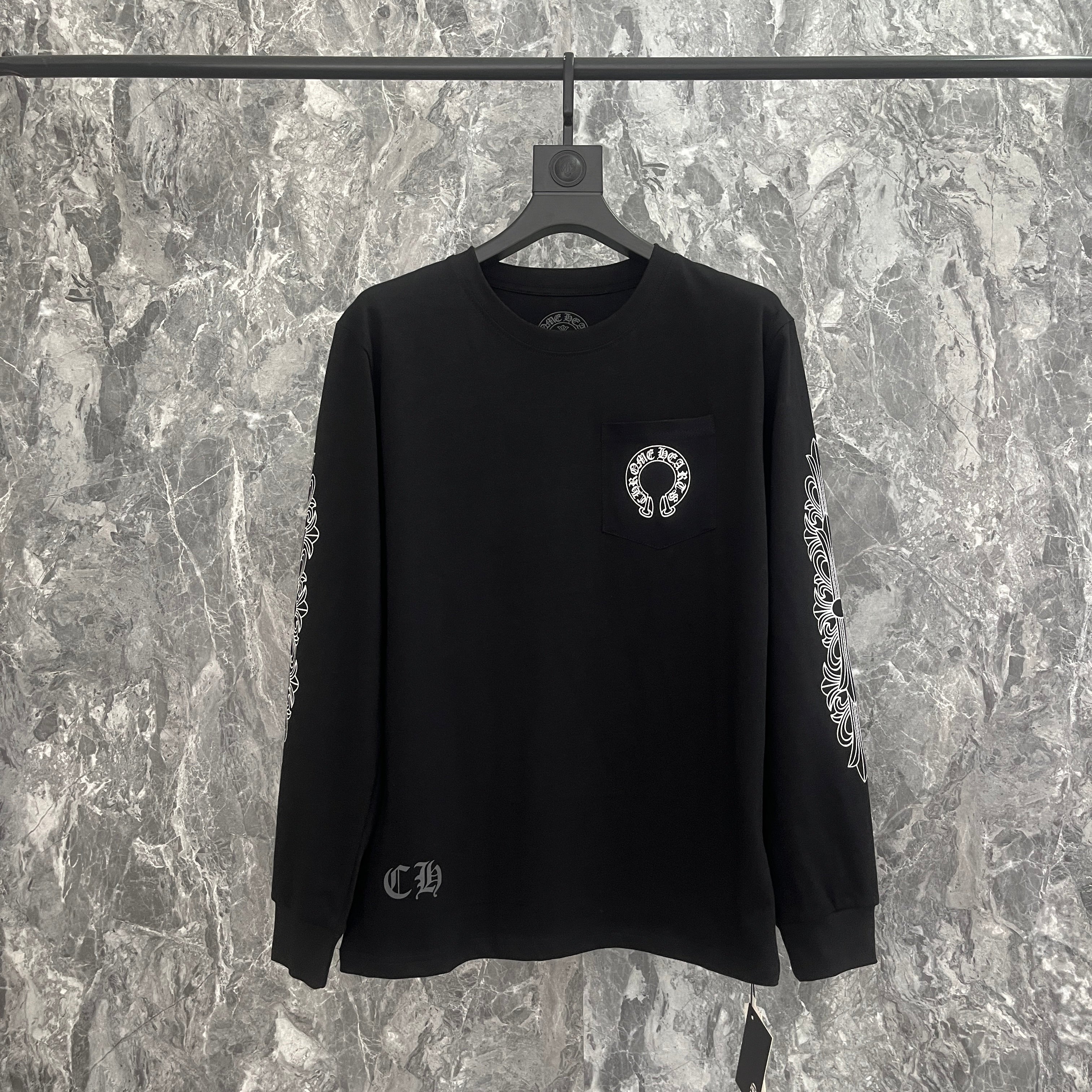Chrome Hearts Men's Long-Sleeve T-shirt Sweatshirt K9019