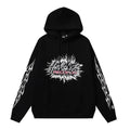 Hellstar Sports Flame Hoodie Black