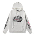 Hellstar Sports Flame Hoodie White