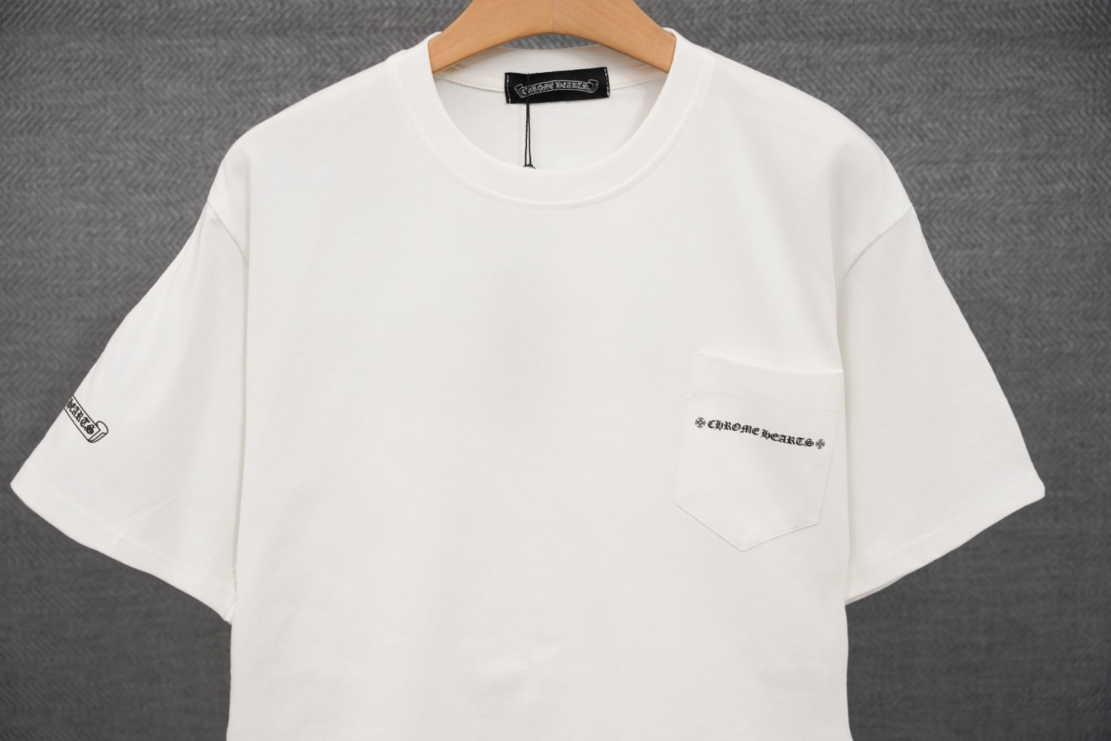 Chrome Hearts Custom Ribbed Short-Sleeve T-Shirt KT33